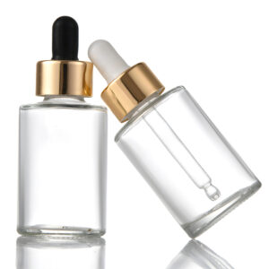 50ml Thickened Dropper Bottle Cosmetic Glass Bottle Essential Oil Rubber Head Dropper Bottle